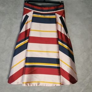 MAX & Co. Stripe A-Line Silhouette Skirt